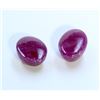 Image 2 : 5 ct & up Cabuchon Ruby Oval Shaped ctw 5.63 2Pcs