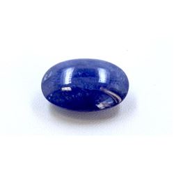 28 ct & up Cabuchon Tanzanite Oval Shaped Loose Stone (28.52)