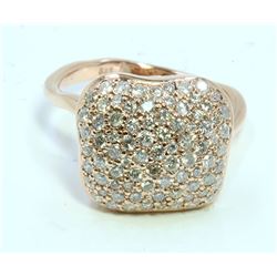 Diamond 1.0 ct Ring, 4.63 gram 14K Rose Gold