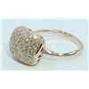 Image 2 : Diamond 1.0 ct Ring, 4.63 gram 14K Rose Gold