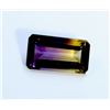 Image 2 : 8.45 ct & up AMETRINE RADIANT Bi Color Quartz Amethyst/Citrine