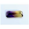 Image 3 : 8.45 ct & up AMETRINE RADIANT Bi Color Quartz Amethyst/Citrine