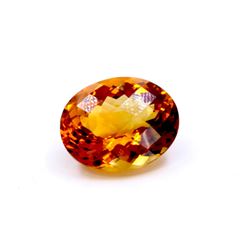 38 ct & up Citrine Oval Shaped Loose Stone