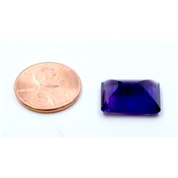 10 ct & up Amethyst Emerald Cut Loose Stone (10.52)