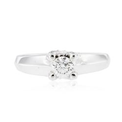 14KT White Gold 0.47 ctw Diamond Ring