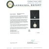 Image 3 : 14KT Yellow Gold 7.82 ctw Opal and Diamond Pendant With Chain