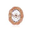 Image 1 : 14KT Rose Gold 9.85 ctw Amethyst and Coral Ring