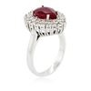 Image 3 : 14KT White Gold 3.22 ctw Ruby and Diamond Ring