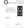 Image 3 : 18KT White Gold 1.11 ctw Diamond Earrings