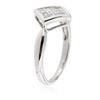 Image 3 : 14KT White Gold 0.60 ctw Diamond Ring