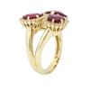 Image 3 : 14KT Yellow Gold 7.81 ctw Ruby and Diamond Ring