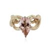 Image 1 : 14KT Yellow Gold 2.70 ctw Morganite Ring