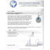 Image 3 : 14KT White Gold EGL USA 3.39 ctw Tanzanite and Diamond Pendant With Chain