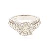 Image 1 : 14KT White Gold 2.65 ctw Diamond Ring