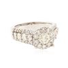 Image 2 : 14KT White Gold 2.65 ctw Diamond Ring