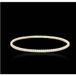 14KT Yellow Gold 2.70 ctw Diamond Bangle Bracelet