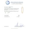 Image 3 : 14KT Yellow Gold 2.70 ctw Diamond Bangle Bracelet