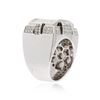 Image 3 : 14KT White Gold 2.98 ctw Diamond Ring