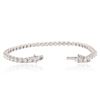 Image 3 : 18KT White Gold 9.04 ctw Diamond Tennis Bracelet