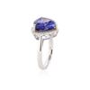 Image 3 : 14KT Two-Tone Gold 6.18 ctw Tanzanite and Diamond Ring
