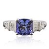 Image 1 : 14KT White Gold 2.47 ctw Tanzanite and Diamond Ring