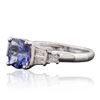 Image 2 : 14KT White Gold 2.47 ctw Tanzanite and Diamond Ring