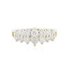 Image 1 : 14KT Yellow Gold 0.71 ctw Diamond Ring
