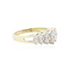 Image 2 : 14KT Yellow Gold 0.71 ctw Diamond Ring