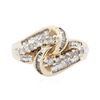Image 1 : 10KT Yellow Gold 0.50 ctw Diamond Ring