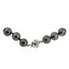 Image 3 : 14KT White Gold Tahitian Pearl Necklace