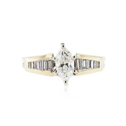 14KT Yellow Gold 0.83 ctw Diamond Ring