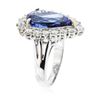 Image 3 : 14KT Two-Tone Gold 7.64 ctw Tanzanite and Diamond Ring