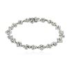 Image 1 : 18KT White Gold 4.63 ctw Diamond Bracelet