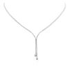 Image 1 : 14KT White Gold 1.03 ctw Diamond Necklace