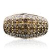 Image 1 : 14KT Yellow Gold 1.28 ctw Brown Diamond Ring