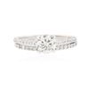 Image 1 : 14-18KT White Gold 1.08 ctw Diamond Wedding Ring Set