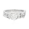 Image 1 : 18KT White Gold 1.12 ctw Diamond Ring
