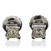 Image 1 : 14KT White Gold 0.60 ctw Diamond Stud Earrings