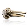 Image 2 : 14KT Yellow Gold 0.18 ctw Diamond Ring