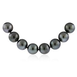 14KT White Gold Tahitian Pearl Necklace