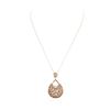 Image 1 : 14KT Rose Gold 2.36 ctw Diamond Pendant With Chain
