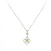 Image 2 : 14-18KT White Gold 1.46 ctw Diamond Pendant With Chain