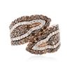 Image 1 : 14KT Rose Gold 1.84 ctw Diamond Ring