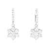 Image 1 : 14KT White Gold 2.66 ctw Diamond Earrings