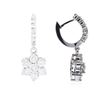 Image 2 : 14KT White Gold 2.66 ctw Diamond Earrings