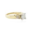 Image 2 : 14KT Yellow Gold 0.56 ctw Diamond Ring