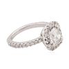 Image 2 : Platinum 1.69 ctw Diamond Ring