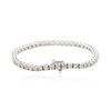 Image 2 : 14KT White Gold 5.76 ctw Diamond Bracelet