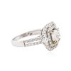 Image 2 : 14KT White Gold 1.76 ctw Diamond Ring