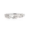 Image 1 : 18KT White Gold 0.22 ctw Diamond Ring